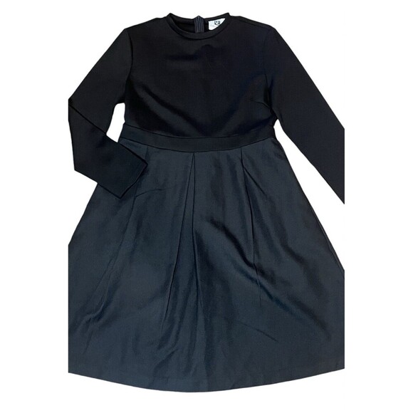 New Vicky & Lucas Black Long Sleeve Dress with Pleats and Pockets. Medium. NWT - Picture 7 of 13